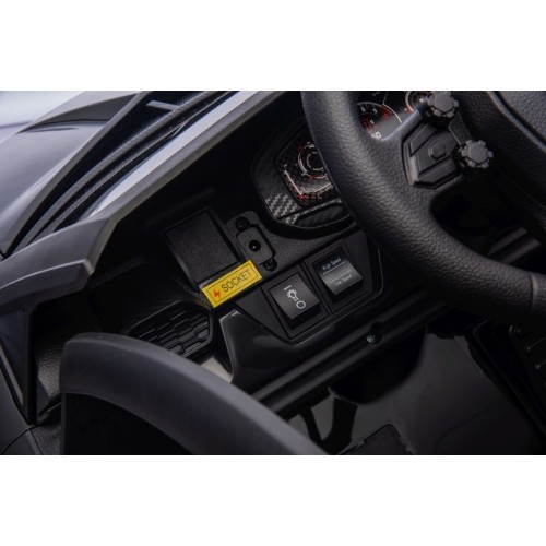 Elektromobilis Lamborghini Revuelto XL, melns