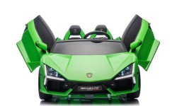Электромобиль Lamborghini Revuelto XL Strong, зелёный