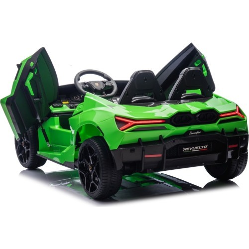 Электромобиль Lamborghini Revuelto XL Strong, зелёный