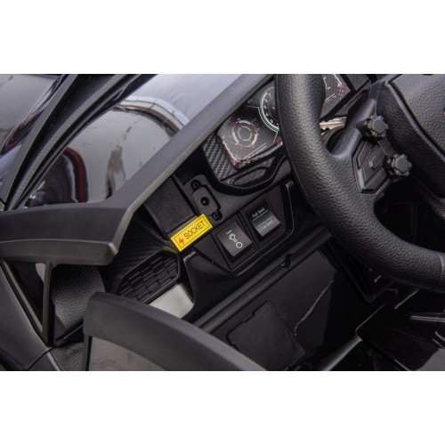 Elektromobilis Lamborghini Revuelto XL STRONG, melns