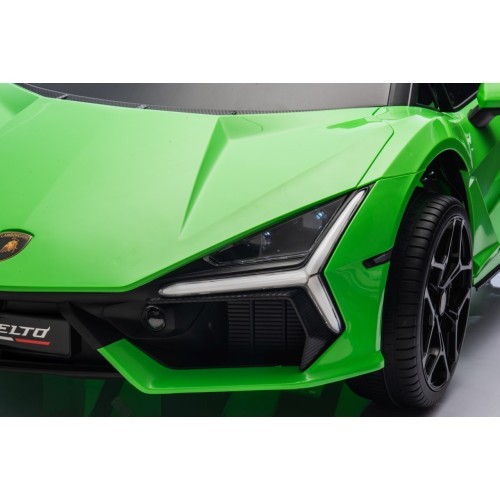 Электромобиль Lamborghini Revuelto XL Strong, зелёный