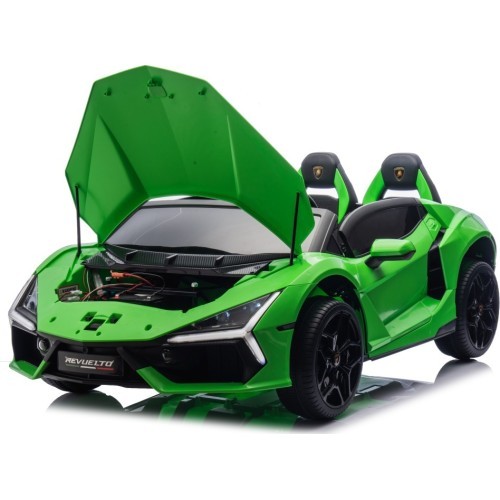 Elektromobilis Lamborghini Revuelto XL Strong, zaļš