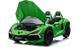 Электромобиль Lamborghini Revuelto XL Strong, зелёный