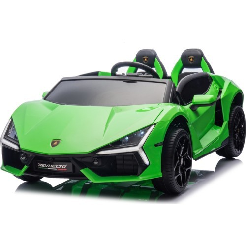 Elektromobilis Lamborghini Revuelto XL Strong, zaļš