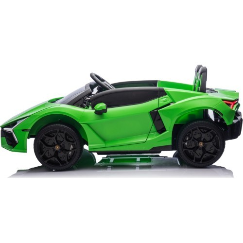 Электромобиль Lamborghini Revuelto XL Strong, зелёный