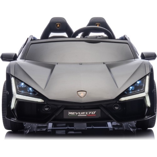 Elektromobilis Lamborghini Revuelto XL STRONG, melns