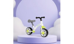 Bērnu distanču velosipēds ar EVA riteņiem, seglu regulēšana, zaļš ECOTOYS