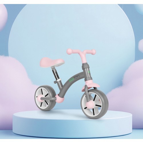 Children's cross-country bicycle EVA wheels saddle adjustment grey ECOTOYS