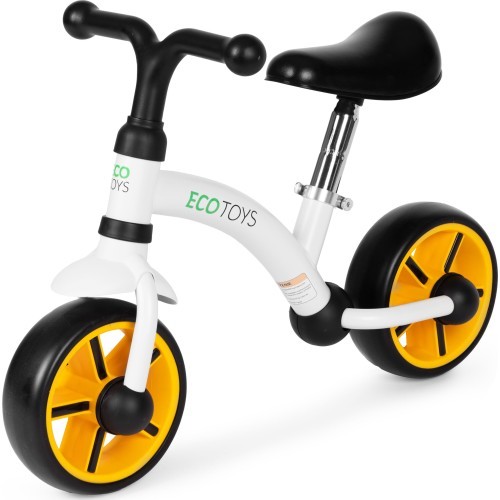 Bērnu krosa velosipēds EVA riteņi regulējams sēdeklis melns ECOTOYS