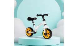 Bērnu distanču velosipēds ar EVA riteņiem, sēdekļa regulēšana melns ECOTOYS