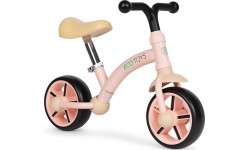 Bērnu trīsritenis ar EVA riteņiem un regulējamu sēdekli, rozā, ECOTOYS