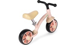 Bērnu trīsritenis ar EVA riteņiem un regulējamu sēdekli, rozā, ECOTOYS