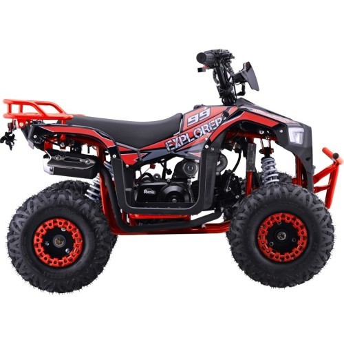 Benzīna kvadricikls 110CC Explorer, sarkans