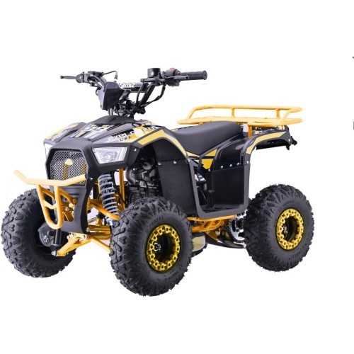 Kvadricikls benzīna 110CC EXPLORER, dzeltens