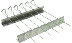 Grila komplekts iesmiem, liels, 43 cm, 6 gab.