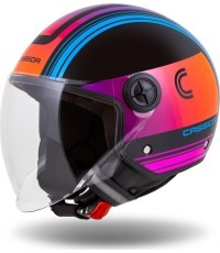 Motorcycle Helmet Cassida Handy Metropolis Black/Teal/Gradient