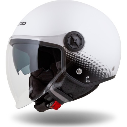 Motorcycle Helmet Cassida Handy Plus White/Black