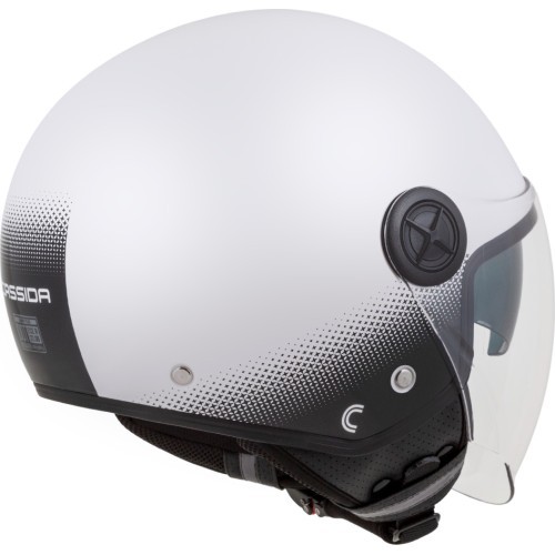 Motocikla ķivere Cassida Handy Plus balta/melna
