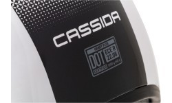 Мотошлем Cassida Handy Plus бело-черный