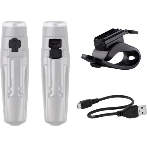 Priekšējais lukturis FORCE Stogie, 900 lm, USB