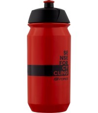 Ūdens pudele FORCE FINE 0,5 l (sarkana/melna)