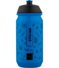 Ūdens pudele FORCE PLAY 0,5 l (zila/melna)