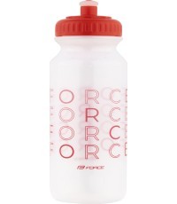 Бутылка для воды FORCE Enjoy 0,5 л (прозрачно-красная)