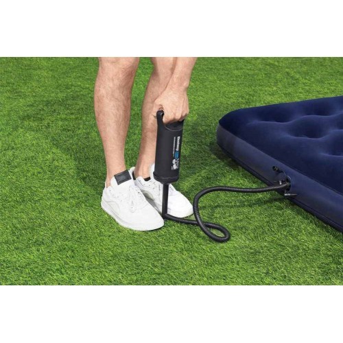 Велюровый надувной матрас Bestway 203x152x22 см