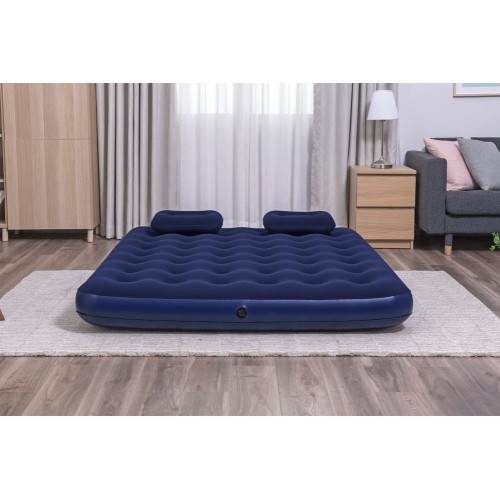 Velūra piepūšamais matracis Bestway 203x152x22 cm