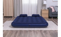 Velūra piepūšamais matracis Bestway 203x152x22 cm