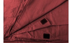 Вкладыш в спальный мешок Origin Outdoors, хлопковый, прямоугольный, бордовый