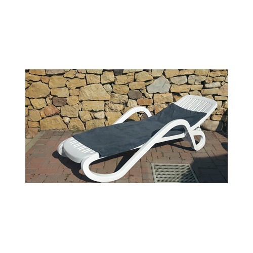 Dvielis BasicNature Terry, 60x120cm, pelēks