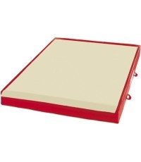 TRADITIONAL LANDING MAT FOR RINGS - BEAM - ASYMMETRIC, PARALLEL AND HIGH BARS - WITH BIB ACROSS WIDTH - 200 x 200 x 20 cm