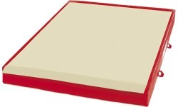 TRADITIONAL LANDING MAT FOR RINGS - BEAM - ASYMMETRIC, PARALLEL AND HIGH BARS - WITH BIB ACROSS WIDTH - 200 x 200 x 20 cm
