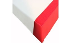 TRADITIONAL LANDING MAT FOR RINGS - BEAM - ASYMMETRIC, PARALLEL AND HIGH BARS - WITH BIB ACROSS WIDTH - 200 x 200 x 20 cm