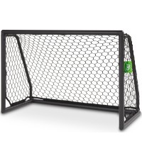 Алюминиевые футбольные ворота EXIT Scala 120x80 см - черный