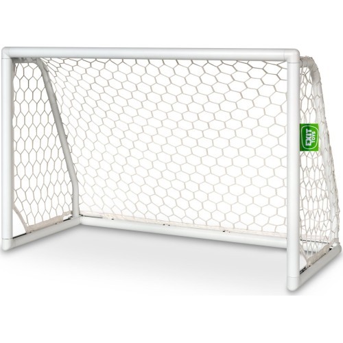 EXIT Scala aluminium football goal 120x80cm - white