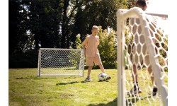 EXIT Scala aluminium football goal 120x80cm - white