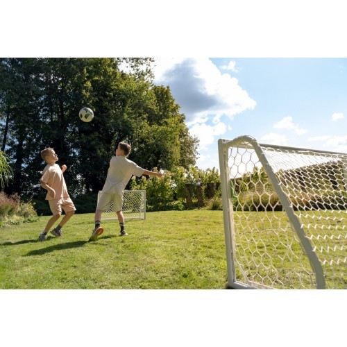 EXIT Scala alumīnija futbola vārti 120x80cm – balti