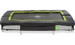 Встраиваемый спортивный батут EXIT Silhouette 153x214 см - чёрный