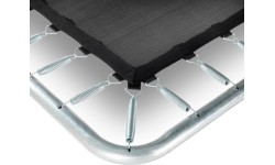 EXIT Silhouette ground sports trampoline 153x214cm - black