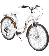 Velosipēds AZIMUT Vintage TX-7 26" 2023 white-cream matt