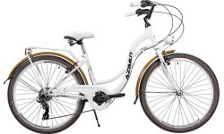 Велосипед AZIMUT Vintage TX-7 26" 2023 бело-кремовый матовый