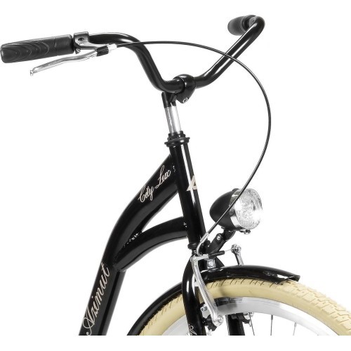 Velosipēds AZIMUT City Lux 28" 2025 melns-krēmkrāsas