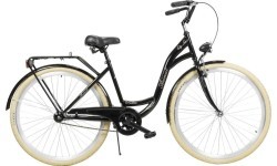 Velosipēds AZIMUT City Lux 28" 2025 melns-krēmkrāsas