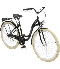 AZIMUT City Lux 28" 2025 Bicycle Black-Cream
