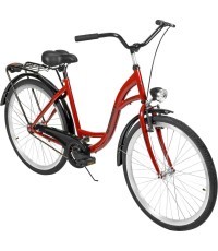 Dviratis AZIMUT Classic 26" 2023 bordo