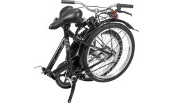 Dviratis AZIMUT Fold 20" 2023 melns spīdīgs