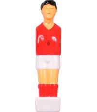 Rezerves galda futbola spēlētājs Buffalo, sarkans/balts, 13 mm