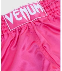 Muay Thai Shorts Venum Classic - Pink/White